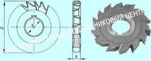 Фреза дисковая 3-х сторонняя 125х 6х32, Z=14 ВК8 с разнонаправл.зубьями "CNIC"