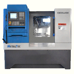 Токарный станок c ЧПУ с горизонтальной станиной MetalTec CK 35x400 ПРОМ+ metМК 322887