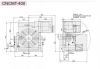 Двухосевой поворотный стол с ручным наклоном CNCMT-400 GSA+, рис.6